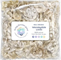 WENSLEYDALE Wool Locks. Organic Natural White Wool Fiber by LivingDreamsYarn