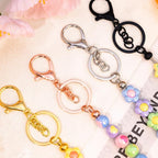beadable keychains Bulk 8pcs Blank Keychain Making Kit Keychains Accessories - Image 6