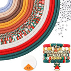 ADIIL 7200pcs Clay Beads Bracelet Making Kit, 6mm Polymer Heishi Beads by ADIIL