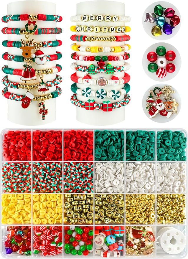 ClaBead 3200 pcs Christmas Beads - Image 2