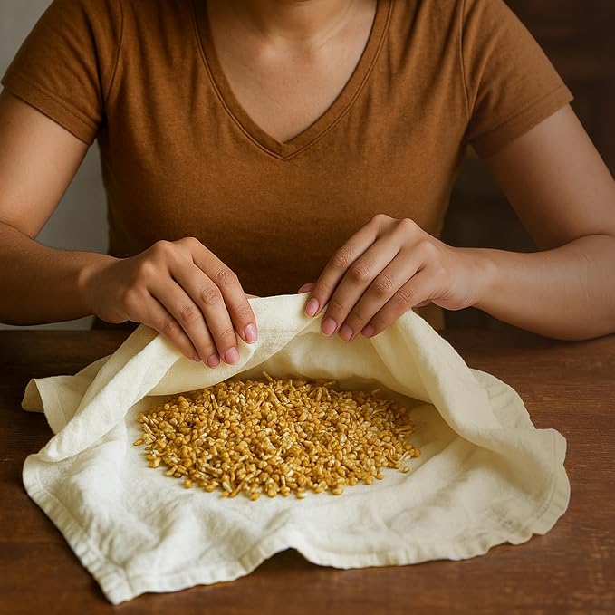 Flour Sack Towels | Tea Towel for Crafts| Kitchen Dish Cotton Blank Towel for - Image 9
