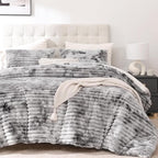 Smoofy Fluffy King Size Comforter Set 3 Pieces by SMOOFY