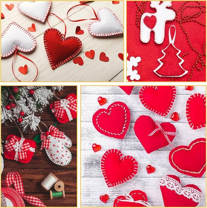 10Pcs Felt Sheets Fabric, 1mm | Polyester, - Image 4
