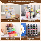 CELSOL Elevated 5 Tier Clear Acrylic Card Display Stand - Image 7