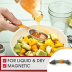 Spring Chef Stainless Steel Magnetic Measuring Spoons Set of 8 - Image 7