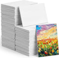 Moinchore 100 Pcs 4 x 6 Inch Mini Painting Canvas Panels Bulk Tiny Art Canvases by Moinchore