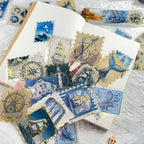 50Pcs Gold Stamps Stickers for Scrapbooking - Image 4