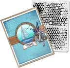 Hying Water Drop Plastic Embossing Folder by Hying