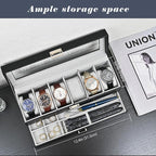 ProCase Watch Box, 6 Slot Watches Display Case - Image 2