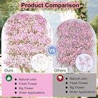 50Pcs Pink Babys Breath Dried Pressed Flowers - Image 5