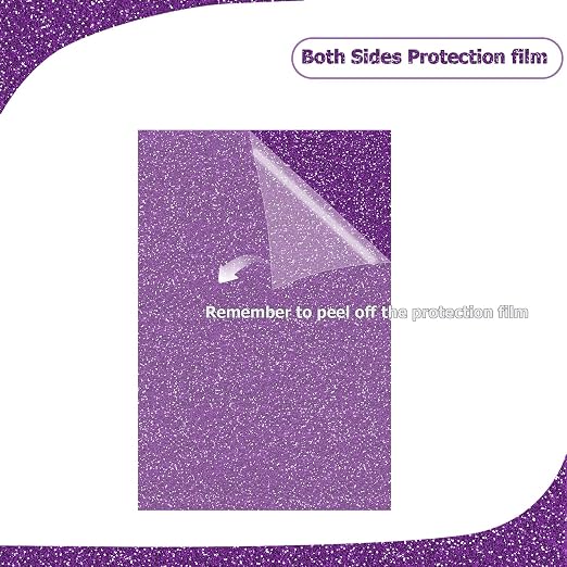 2 Pack 8'' x 12'' Glitter Purple Acrylic Sheet, 3mm Thick Acrylic Plexiglass - Image 3