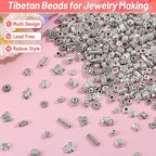 500 Pcs Bracelet Spacer Beads, Earring Making DIY Jewelry Accessories - Image 5