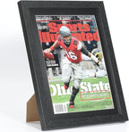 JupDec Sports Magazine Frame, Premium Wood Display Case by JupDec