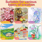 ESRICH Canvas Boards for Painting, 16 Pack Canvases 5x5 100% Cotton Small Paint - Image 4