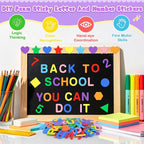 664 PCS Foam Letter Stickers, Foam Alphabet Number Shape Stickers, Self - Image 5