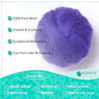 Kondoos Natural Wool roving, 2 OZ. Best Wool - Image 3