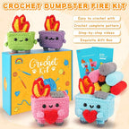 Crochet Kit for Beginners, Emotional Positive Support Beginner Crochet Kits for - Image 5