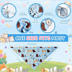 Sweetude 100 Pcs Dog Bandanas Bulk Dog Bandana Bibs Pet Bandanas - Image 3
