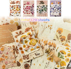 120 Pcs Floral Textured Scrapbook Paper Junk Journal Supplies Stationery | 4 - Image 5
