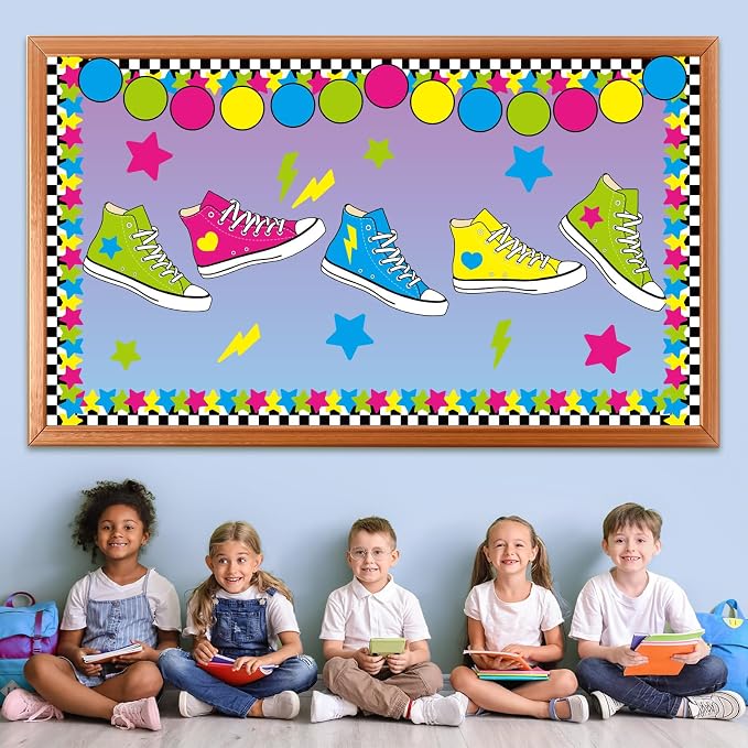 Qyeahkj 17.7in x 20ft Bulletin Board Paper Roll Bulletin Board Background Paper - Image 6