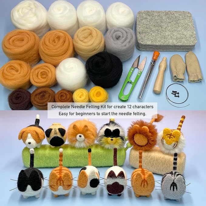 Truslin Needle Felting Kit, DIY Crafts - Image 6