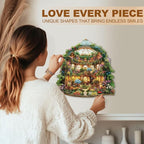 Mystic Garden Hall Puzzles Adults Gifts Wooden 100 Pieces 8.5 * 8.5in - Image 6