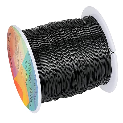 203 Feet Tarnish Resistant Copper Wires 24 Gauge/0.5mm Jewelry Craft Wires - Image 3