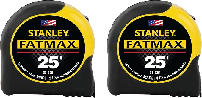 Stanley FMHT74038A FatMax 25 Foot Tape Measure 2PK by Tanner