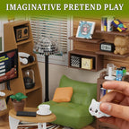 DIY Miniature Living Room Dollhouse Kit - Image 3