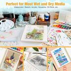 9"x12" Watercolor Paper Pad, Spiral Bound - Image 5