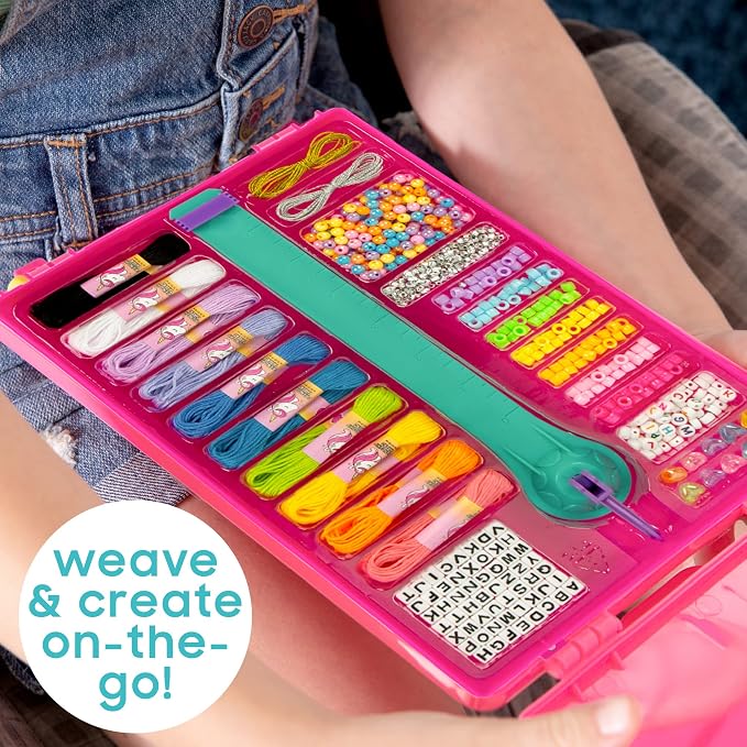 Just My Style On-The-Go Jewelry Studio – Bracelet-Making Travel Kit – DIY Bead - Image 4