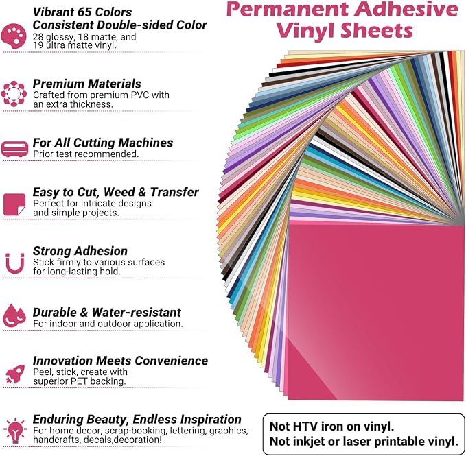 TECKWRAP Permanent Adhesive Vinyl Bundle - Image 2