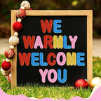 2 Inch Large Foam Letter Stickers Glitter Big Font - Image 6