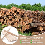 Wood Trim Wooden Strips Slats for Wall, Wooden Dowels Sticks for Crafts - Image 5