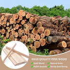 Wood Trim Strips Slats for Crafts, Square Wooden Dowels Wooden Sticks for Crafts - Image 5
