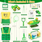 Bug Catcher for Kids, Magnifying Glass Butterfly Net Kids Binoculars, Outdoor - Image 4