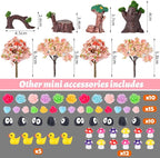 93 Pcs Fairy Garden House Resin Accessories Fairy Elves Kit Miniature Fairy - Image 5