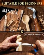 Wood Carving Kit Whittling Kit: Deluxe Wood Carving Tools Knife Set - Image 3