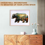 Forest Bear Puzzles Adults Gifts Wooden 60 Pieces 8.5 * 4.9in - Image 7