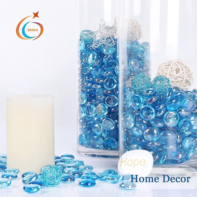 11LB Fire Glass Beads and Marbles - Image 5