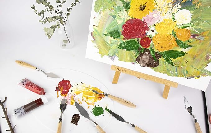 Mont Marte Studio Palette Knife Set, 5 Piece. Selection of Different Sizes and - Image 4