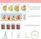 Zhenqing Autumn Animals Cross Stitch Kit - Image 3