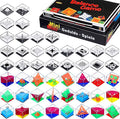 Lenwen 48 Pieces Brain Teaser Puzzles Cubes mini Puzzle Party Favors Goodie by Lenwen