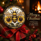 Yellow Bee Sunflower Acrylic Suncatchers - Image 5