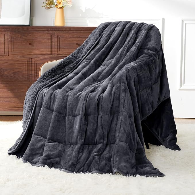 Uttermara Weighted Blankets for Adults Queen Size, 12lbs 60x80 inches Blanket by Uttermara