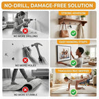 Double Sided Tape Heavy Duty, Picture Hanging Adhesive Strips) - Image 5