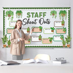 Plant Theme Staff Shout Outs Bulletin Board Decorations Plants Staff Shout Outs - Image 7