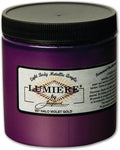 Jacquard Lumiere 8oz Fabric Paint Halo Violet Gold by Jacquard