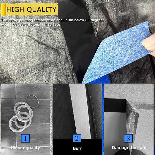 4 Rolls Premium Painters Tape, Masking Tape, Paint Tape - Image 6
