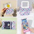 12" x 47" Printed TPU Jelly Faux Leather Roll, Transparent Clear PVC Leather - Image 7